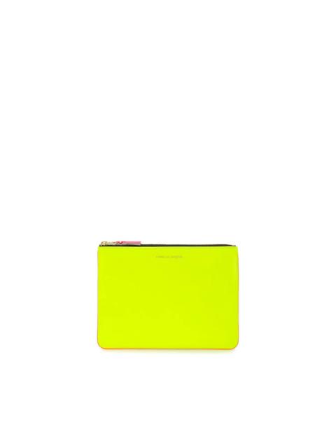 colour-block zipped wallet