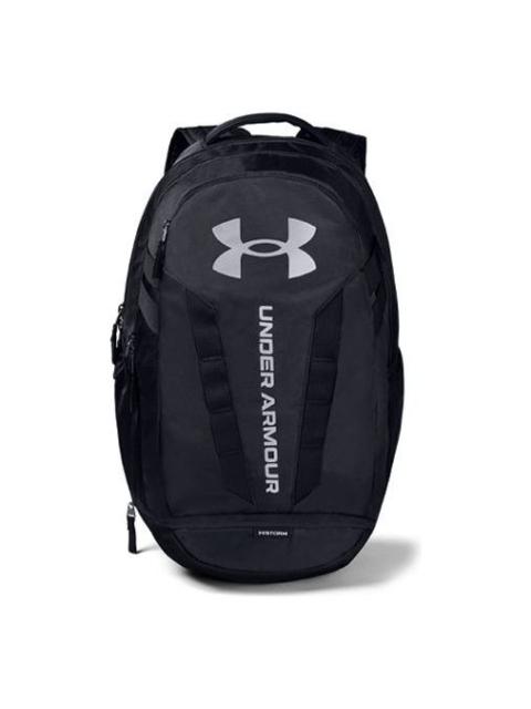 Under Armour Hustle 5.0 Backpack 'Black Silver' 1361176-001