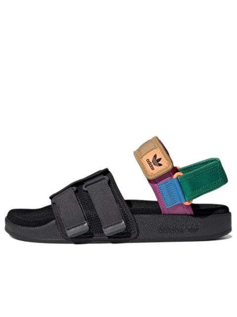 adidas Adilette Sandal 4.0 'Black Bold Green' H03417