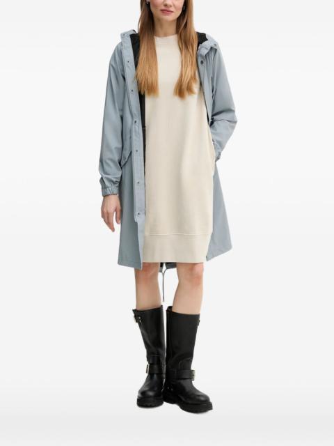 Fishtail flap-pockets coat