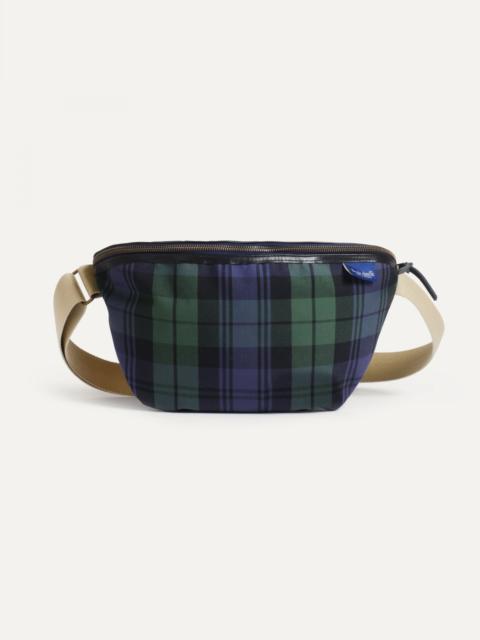 NEW BEAT XL BELT BAG  -  BLUE TARTAN