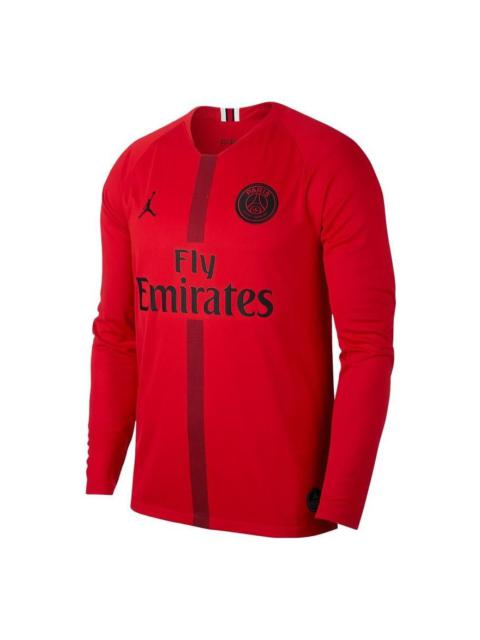 Air Jordan x Paris Saint Germain Goalkeeper Shirt 'University Red Black' AJ2395-659