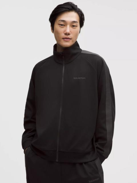 Pique Relaxed-Fit Track Jacket
