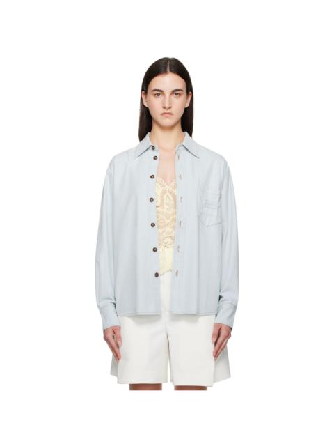 Blue Oversized Denim Shirt