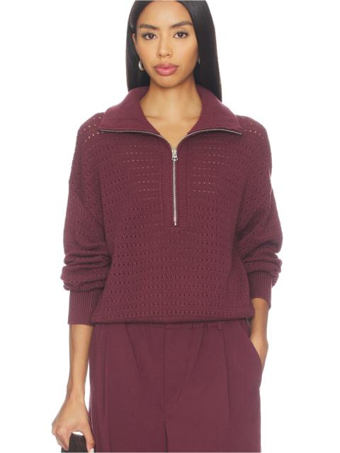 Darla Half Zip Knit Sweater