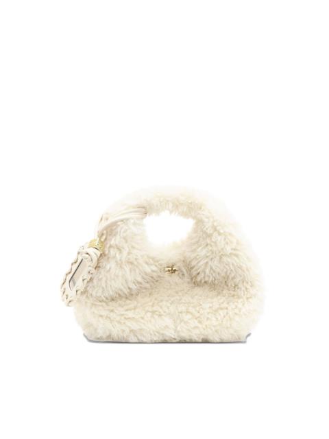 fur hobo mini tote bag