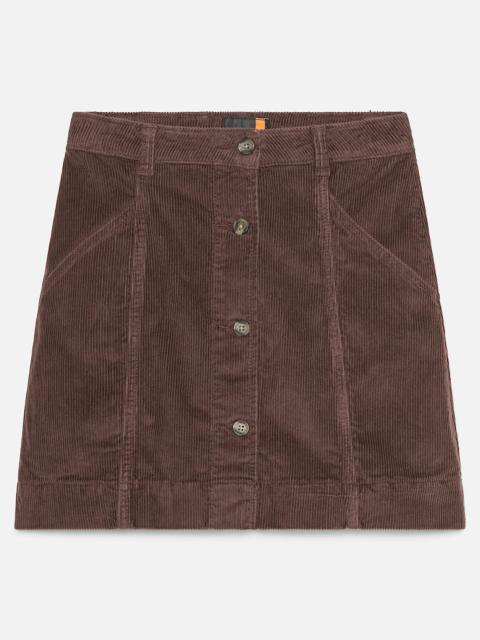Women's Washed Corduroy Skirt