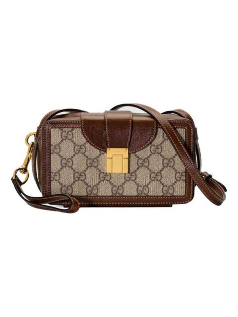 (WMNS) Gucci Mini-Sized Single-Shoulder Bag White/Brown 614368-92TCG-8563