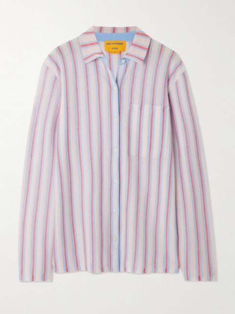 Showtime Striped Cashmere Shirt