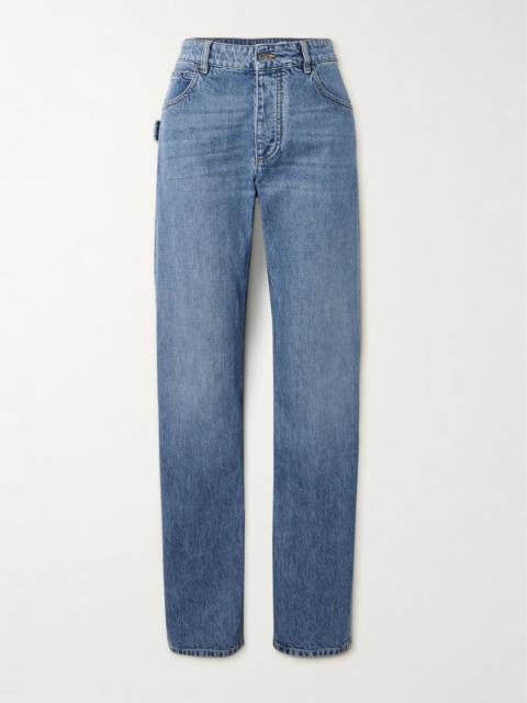 High-rise Straight-leg Jeans