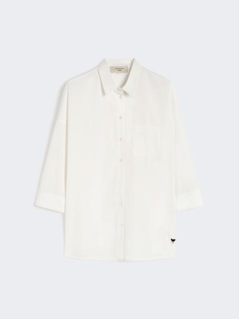 GIRALDA Flared poplin shirt