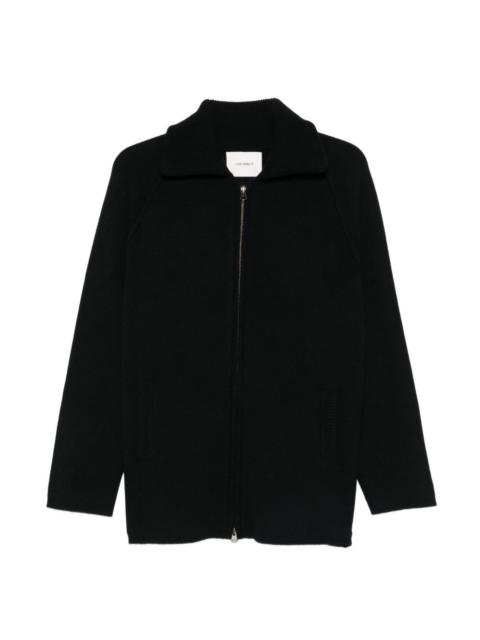 Gardenia zip-up cashmere cardigan