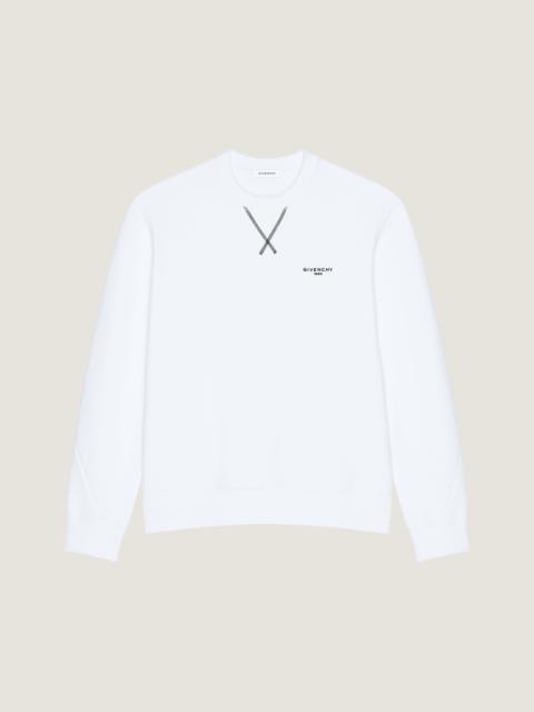 COUTURE SEAM SWEATSHIRT IN FLEECE WITH GIVENCHY PARIS