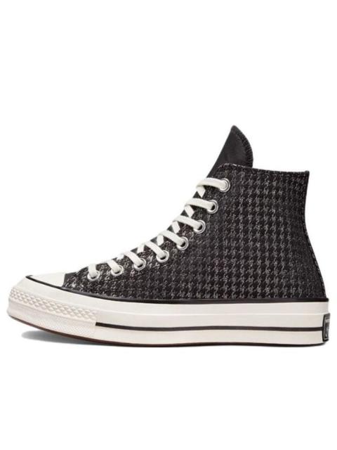 (WMNS) Converse Chuck 70 High 'Houndstooth Shine - Black' A04277C