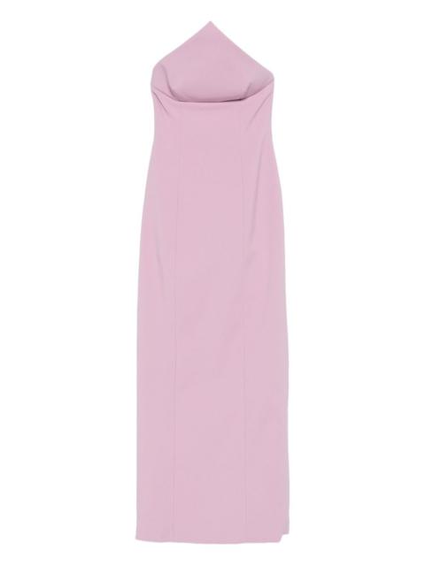 off-shoulder maxi dress