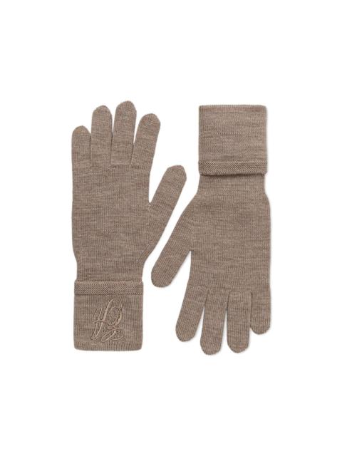 embroidered gloves