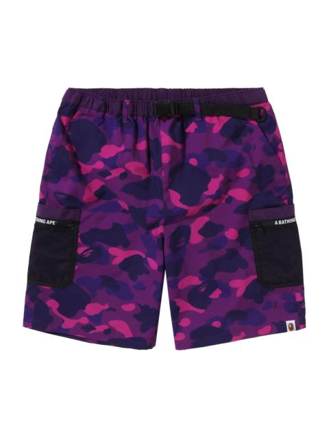 BAPE Color Camo Mesh Pocket Shorts 'Purple'