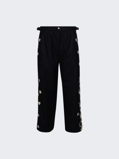 Snowdrop Applique Trousers Navy