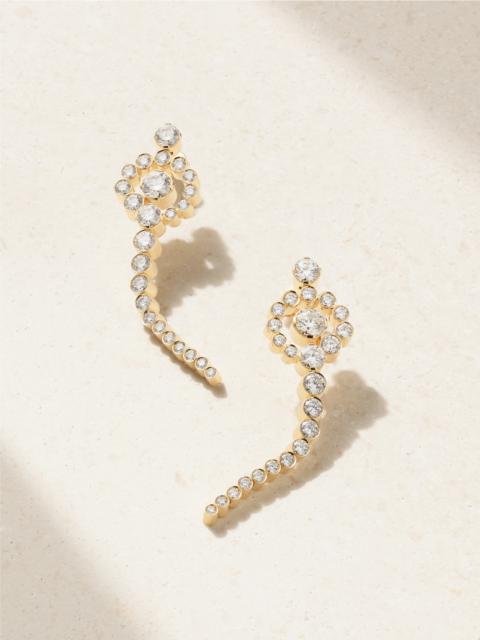 Escargot De Rêve 18-karat Gold Diamond Earrings