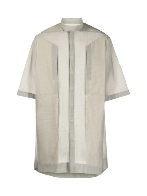 SEMI-SHEER SHORT-SLEEVE SHIRT