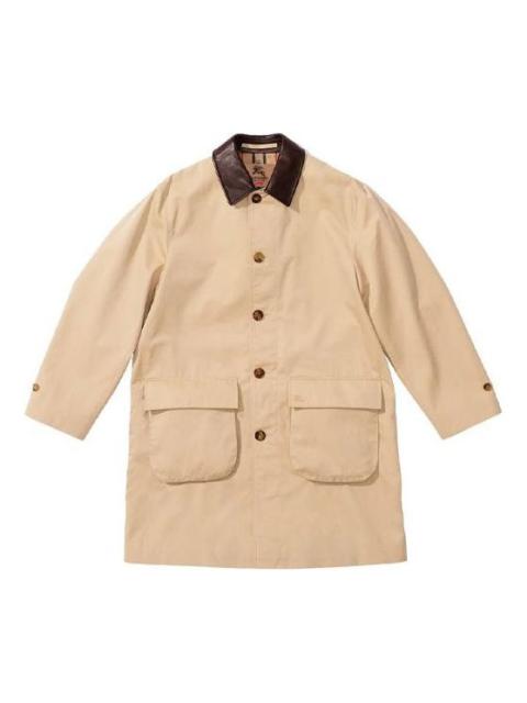 Supreme x Burberry Leather Collar Trench 'Beige Brown' SUP-SS22-158