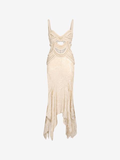 Wall Print Long Dress