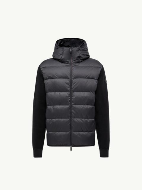 Padded Cotton Zip-Up Hoodie