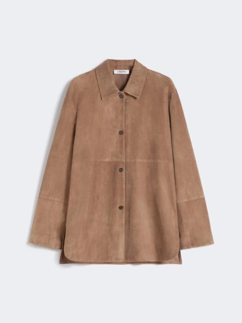 Suede jacket - BROWN