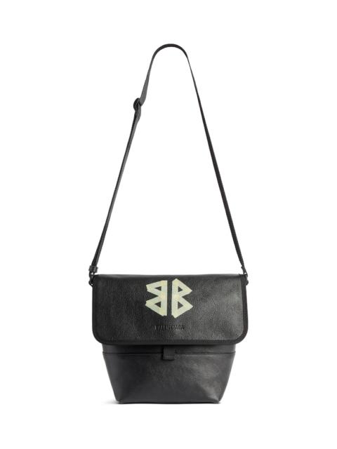 Men's Explorer Small Messenger Bag in Black