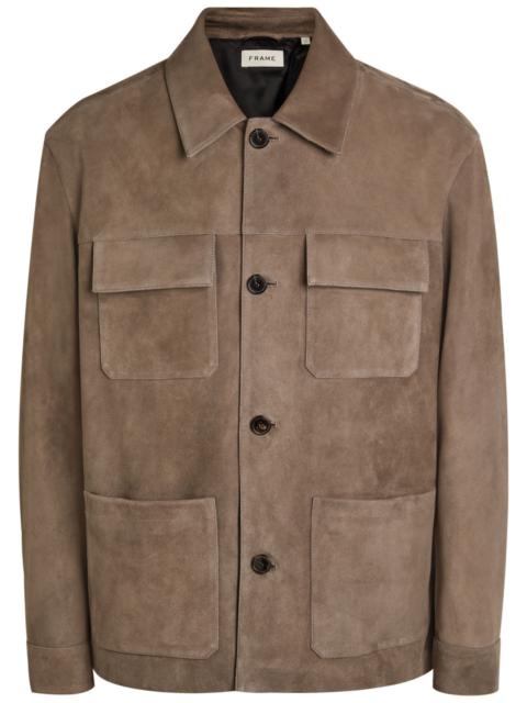 Frame Chore Suede Overshirt