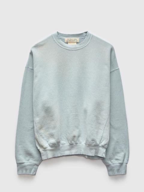 "3-Fly" Special Finish Fleece Crewneck in Sax