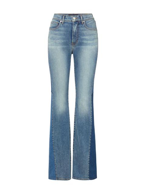 BEVERLY TWO-TONE SKINNY-FLARE JEAN