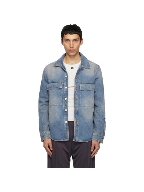 Blue Workwear Denim Shirt