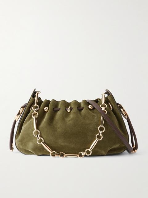 Halcyon Suede Shoulder Bag