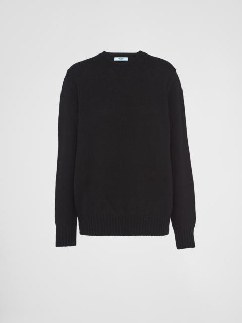 Wool and cashmere crew-neck sweater