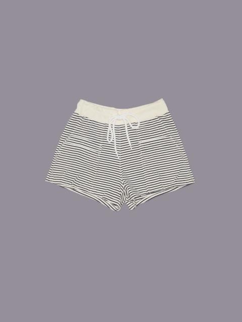 LAYERED POCKET SWEATSHORT