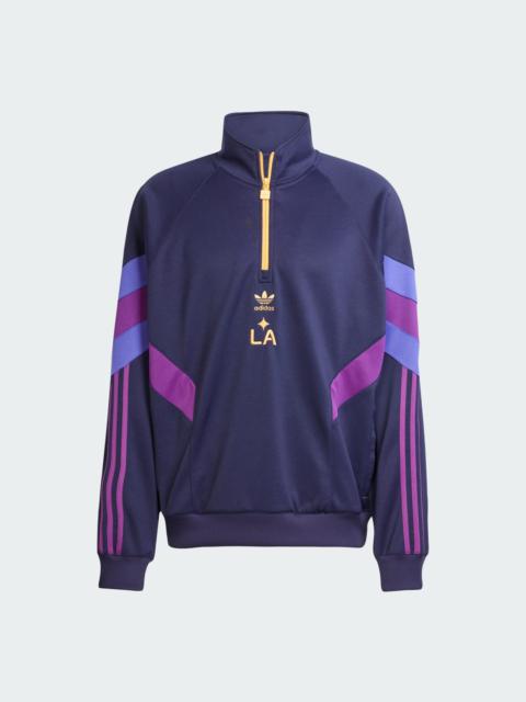 LA Galaxy Originals Half-Zip Crew Sweatshirt