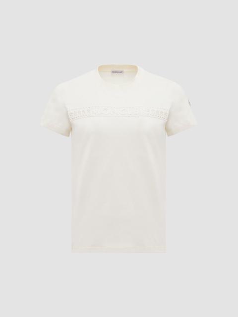 Embroidered Logo Cotton T-Shirt