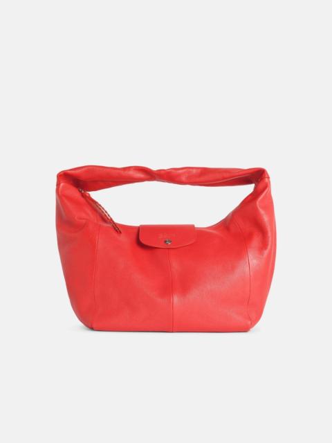 'HOBO L LE PLIAGE XTRA' RED LEATHER BAG