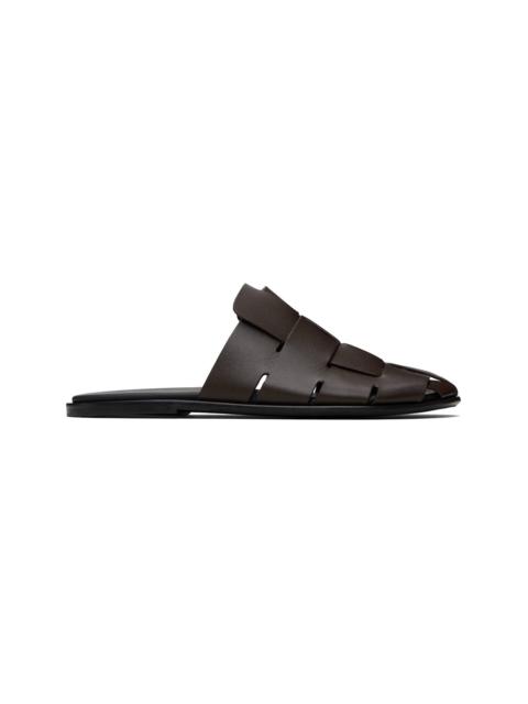 Brown Dira Slim Slip-on Loafers