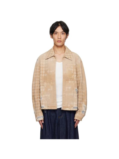 Beige Repair Work Jacket