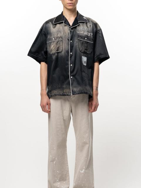 Sun Faded Like Satin Shirt