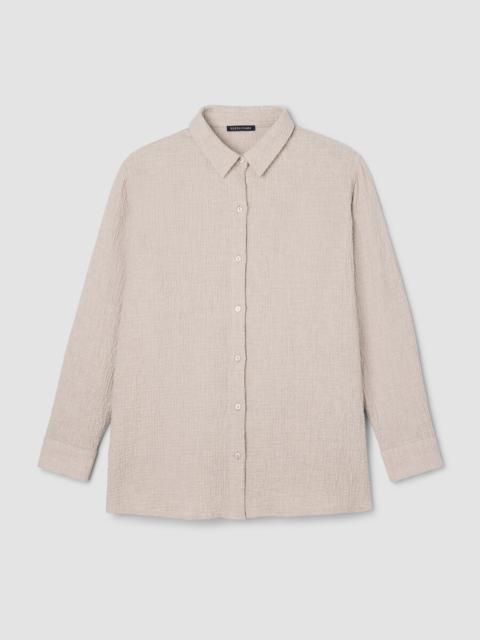 Organic Cotton Doubleweave Classic Collar Shirt