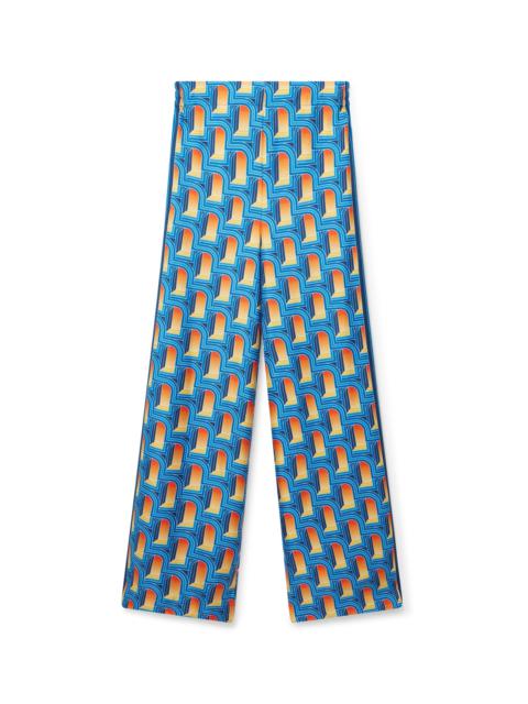 L'Arche De Nuit Silk Wide Leg Trousers