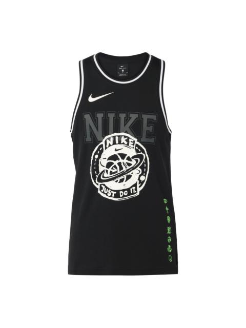 Nike Dri-Fit JDI Jersey Sports Top Men Black CW7384-010