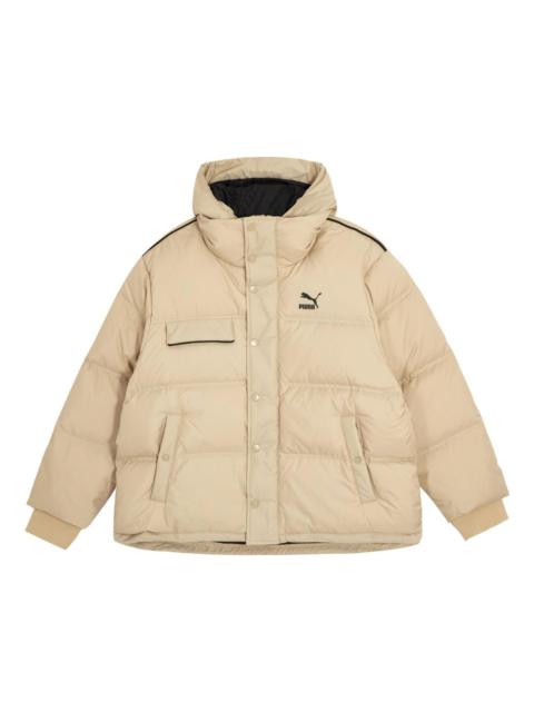 PUMA Winter Hooded Ultra down Coat 'Beige' 539230-12