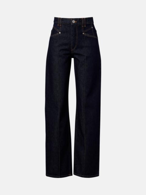 Drolane high-rise straight jeans