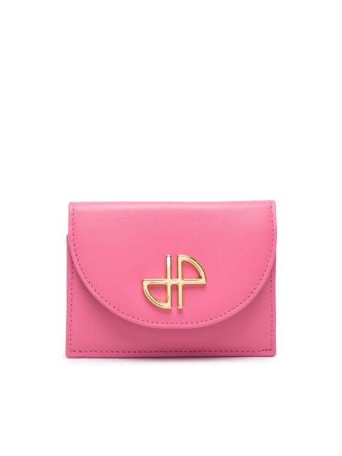 JP-plaque leather wallet