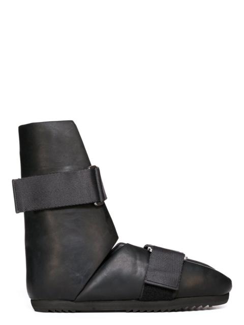 Black Low Splint Sandals