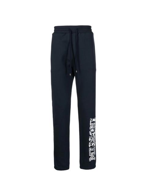 leg-logo track pants